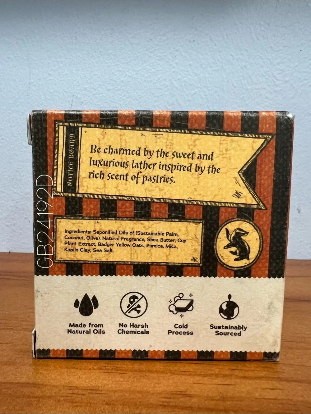 DOCTOR SQUATCH NIB Harry Potter Lather Of The Loyal Hufflepuff Natural Bar Soap